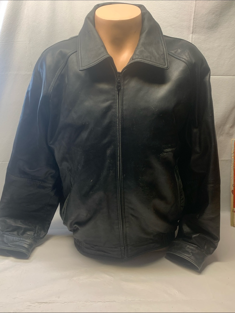 Vintage black Danier leather jacket